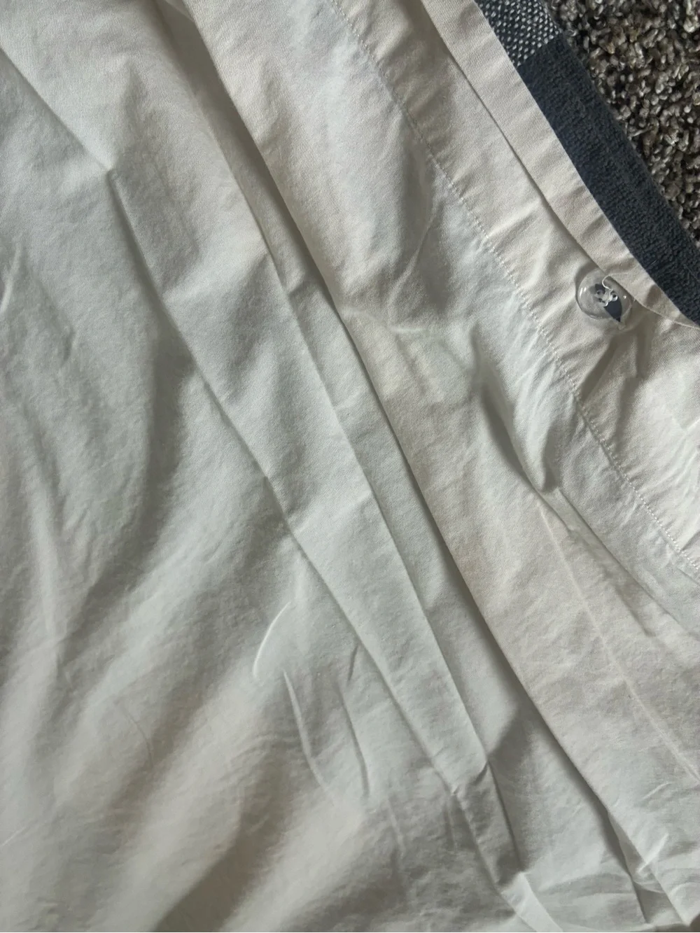 POTTERY BARN 3 Piece Queen Duvet Set Bryce Buffalo Check Black Gray Cream